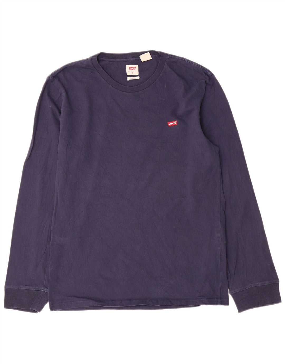 Top cu mânecă lungă pentru bărbați Levi's, cu ajustare standard, din bumbac, albastru bleumarin