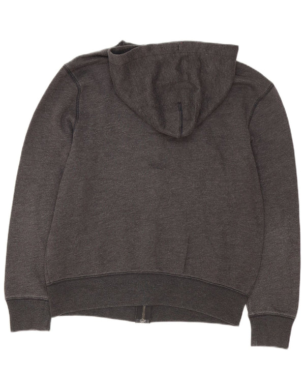 Gap Mens Graphic Zip Hoodie Sweater Small Grey Cotton