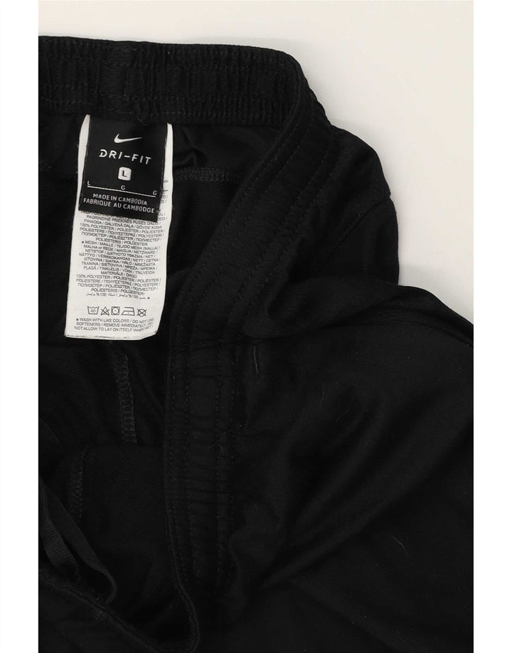 Pantaloni de trening Nike Dri Fit pentru bărbați, mari, negru, poliester color bloc