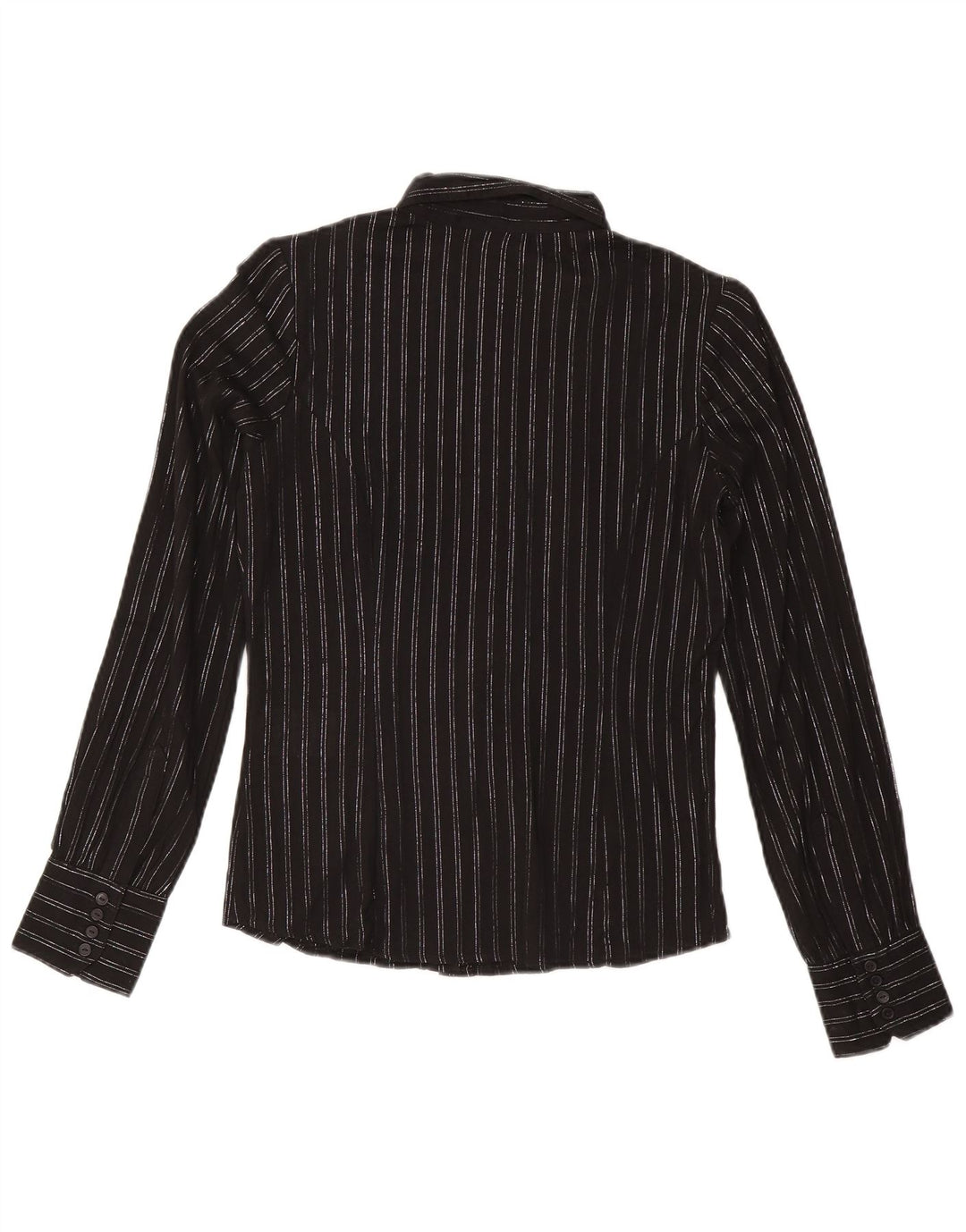 Cămașă Carrera pentru femei UK 10 Bumbac cu dungi negre mici