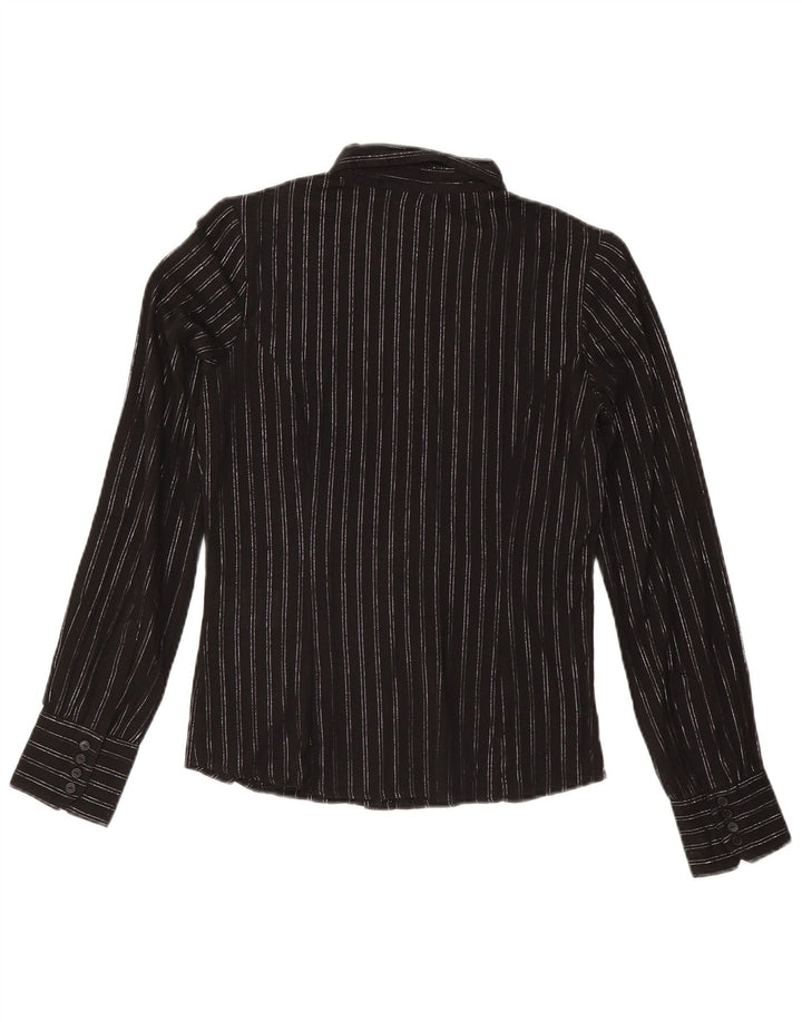 Cămașă Carrera pentru femei UK 10 Bumbac cu dungi negre mici