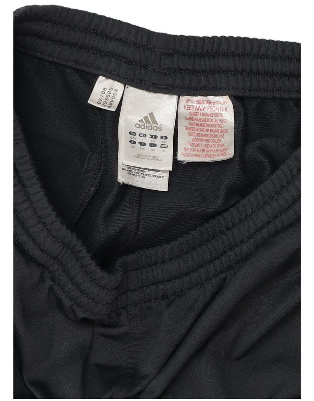 Pantaloni de trening Adidas pentru baieti 13-14 ani poliester gri