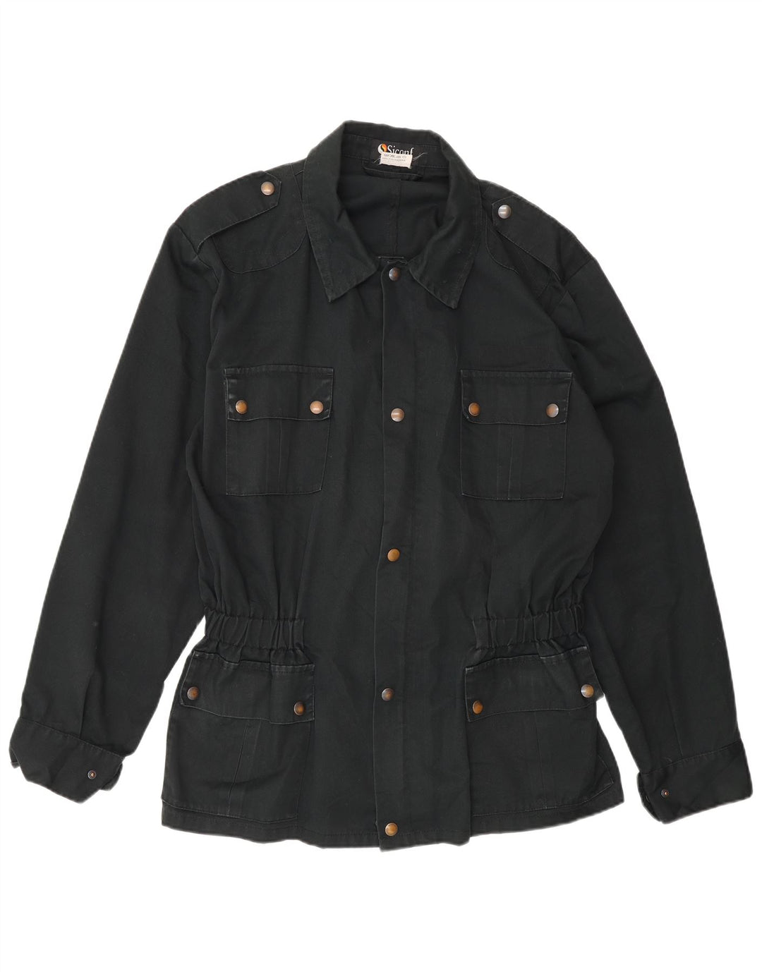 Jachetă militară vintage pentru bărbați IT 54 2XL poliester negru