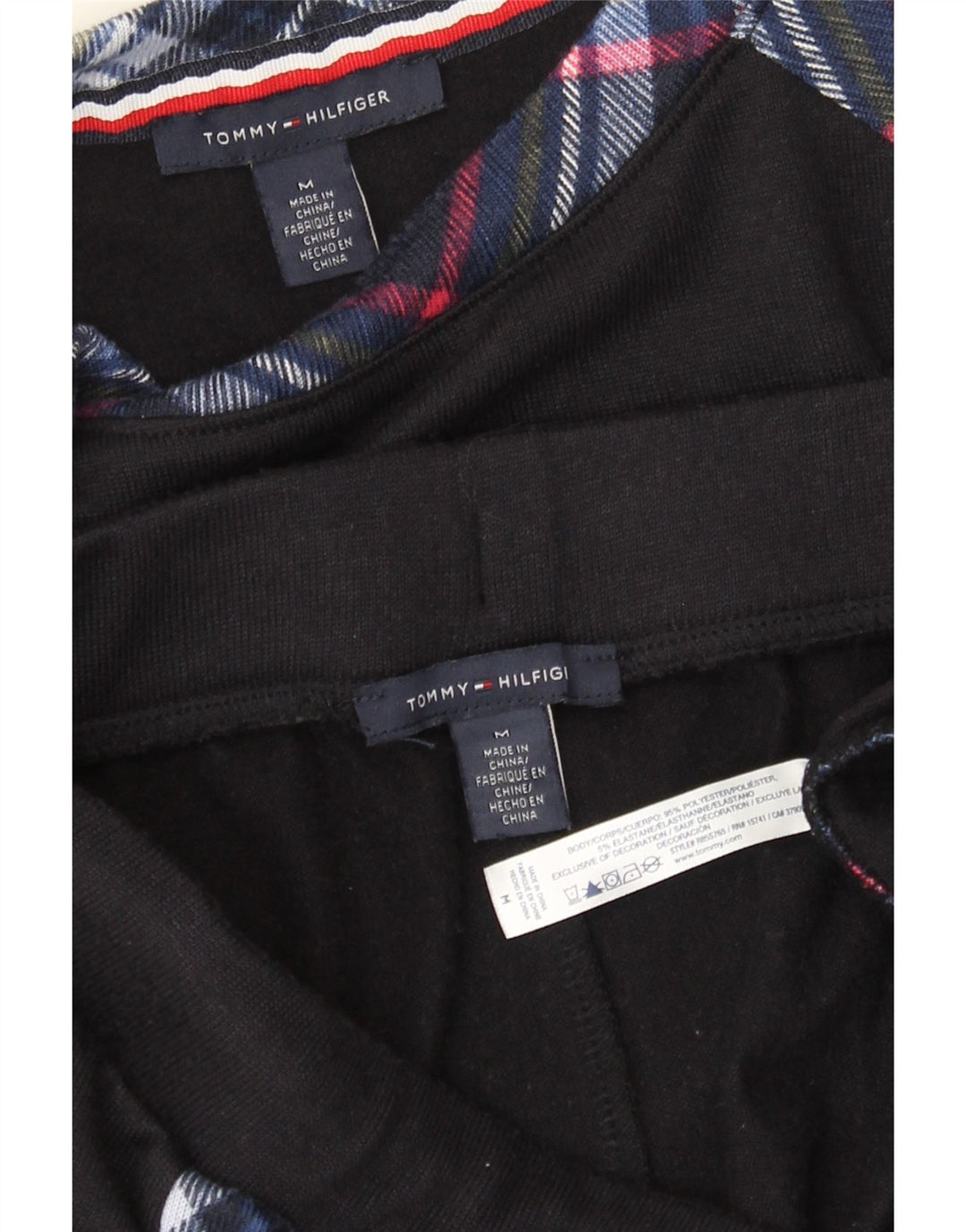 Trening complet cu grafic Tommy Hilfiger pentru femei UK 14 Medium Bleumarin Check