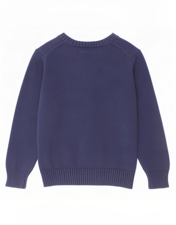 Pulover cu decolteu în V Polo Ralph Lauren pentru copii, 18-24 luni, bleumarin