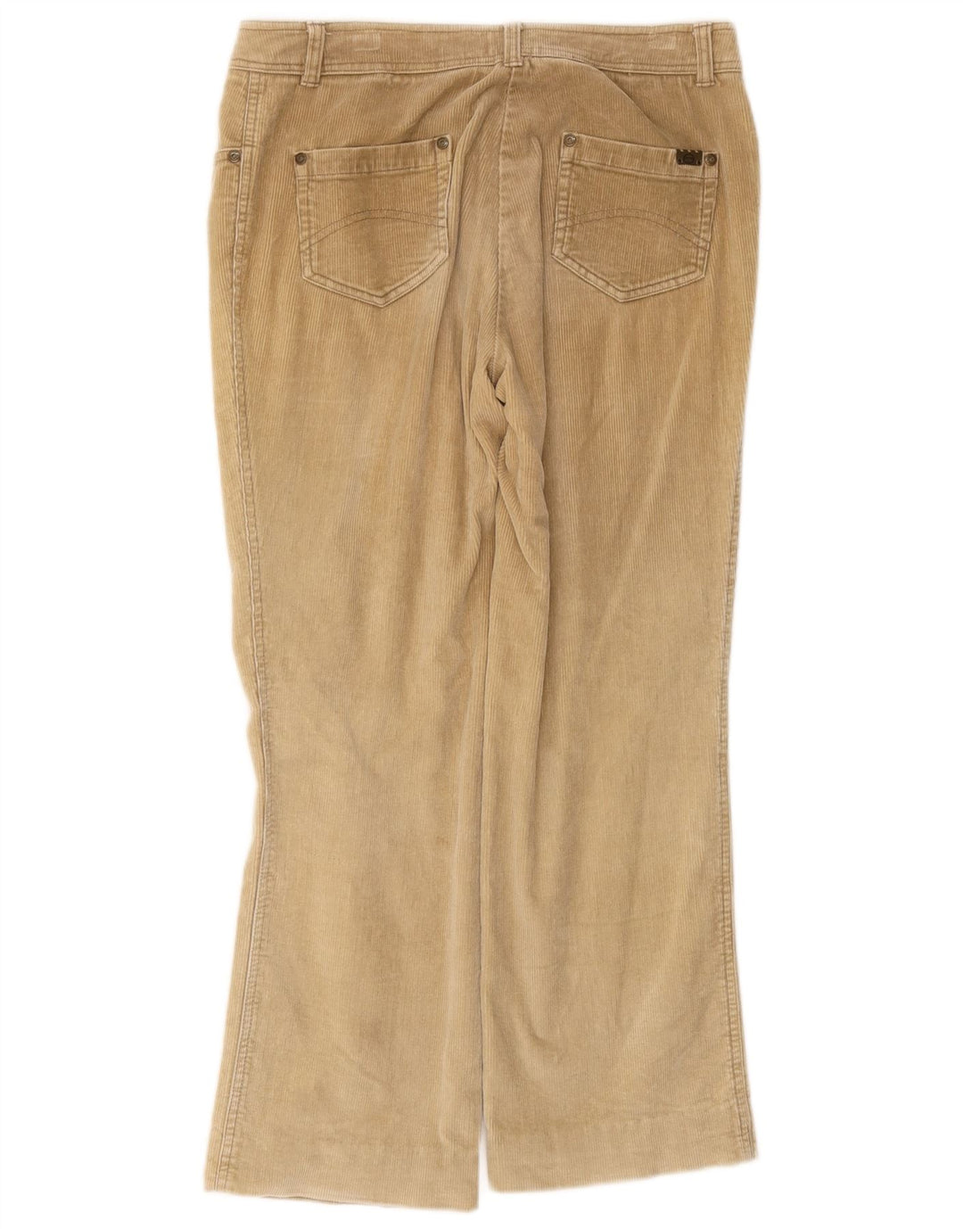 Sergio Tacchini Pantaloni Bootcut pentru femei din velur IT 42 Medium W32 L26 Bej
