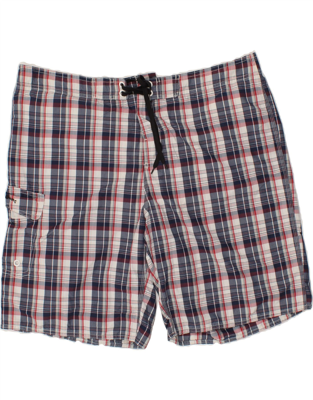 EDDIE BAUER Mens Swimming Shorts 2XL  Multicoloured Check Polyamide Vintage Eddie Bauer and Second-Hand Eddie Bauer from Messina Hembry 