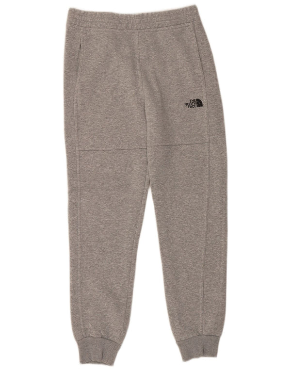 The North Face Mens Tracksuit Trousers Joggers Small W30 L29 Grey Cotton