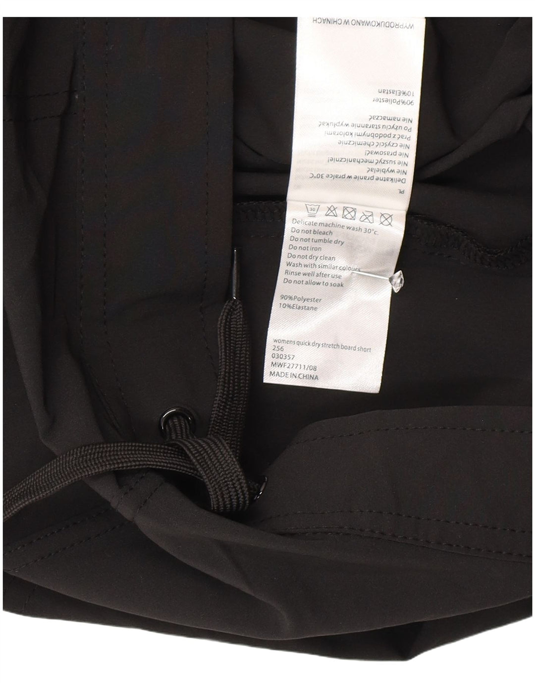 Mountain Warehouse Pantaloni scurti sport pentru femei UK 18 XL Poliester negru