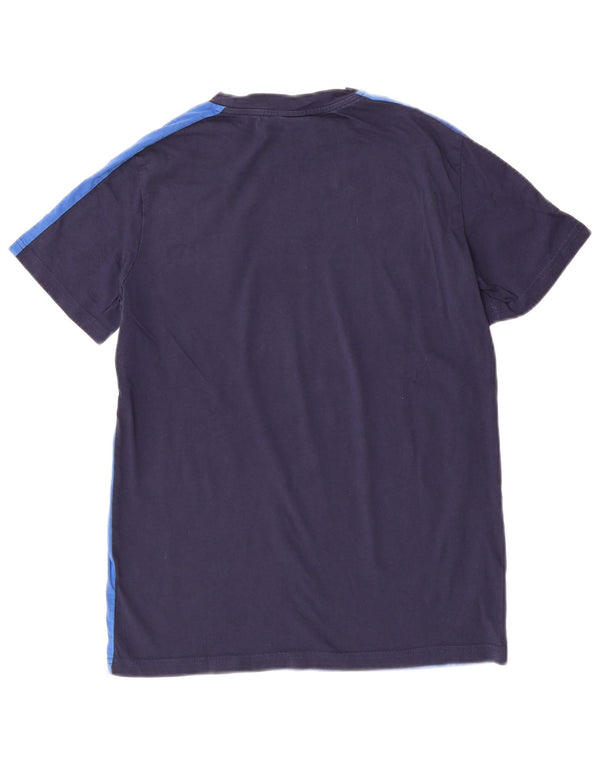 Tricou grafic Puma Italia pentru băieți Top 15-16 ani, albastru bleumarin, color block