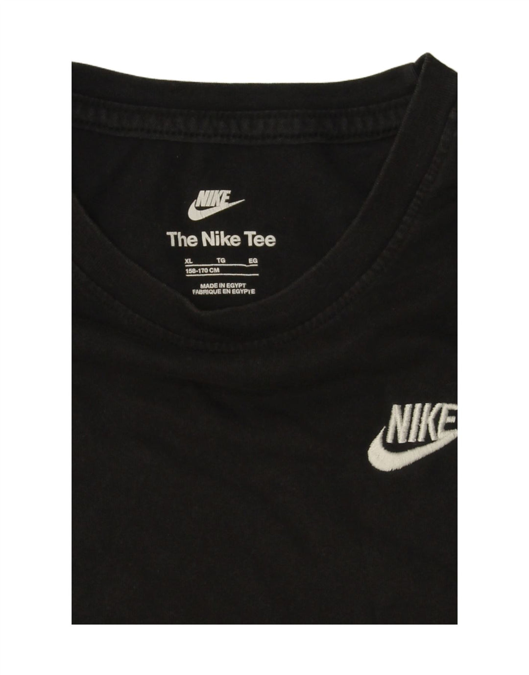 Tricou pentru băieți Nike Top 13-14 ani XL negru