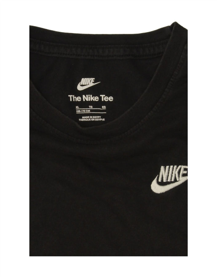 Tricou pentru băieți Nike Top 13-14 ani XL negru