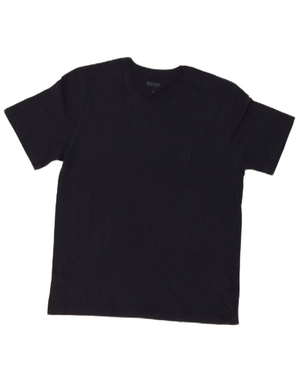Tricou pentru bărbați Hugo Boss Top XL Bumbac bleumarin