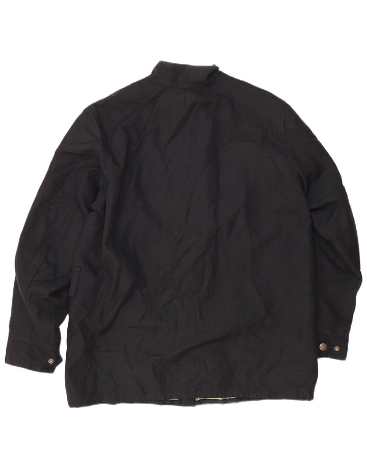 Jachetă BELSTAFF pentru bărbați, UK 38, bumbac mediu negru