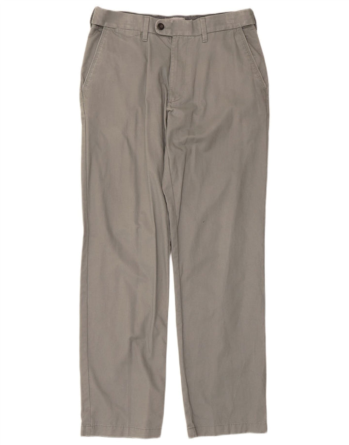 Pantaloni de costum pentru bărbați Marks & Spencer, cu ajustare normală, L30 L31, gri bumbac