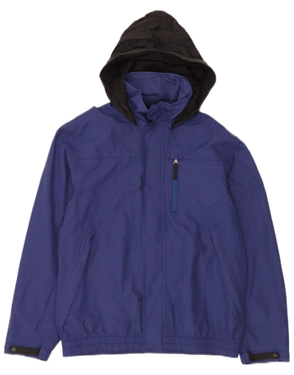 Jachetă Windbreaker pentru bărbați cu glugă Timberland UK 36 Small Blue Colorblock