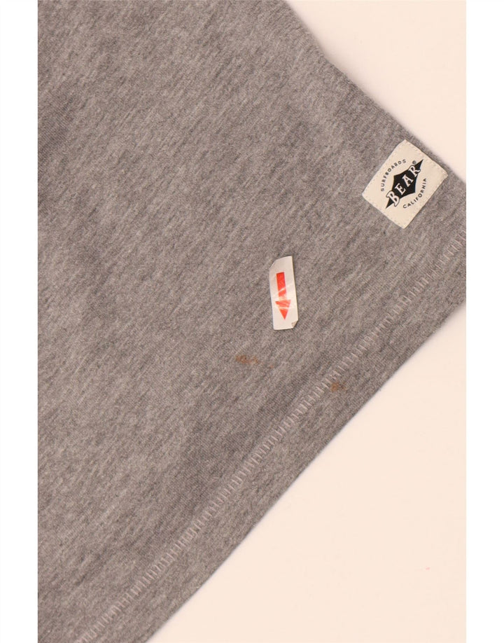 Tricou grafic pentru bărbați Bear Top XL Gri poliester cu pături