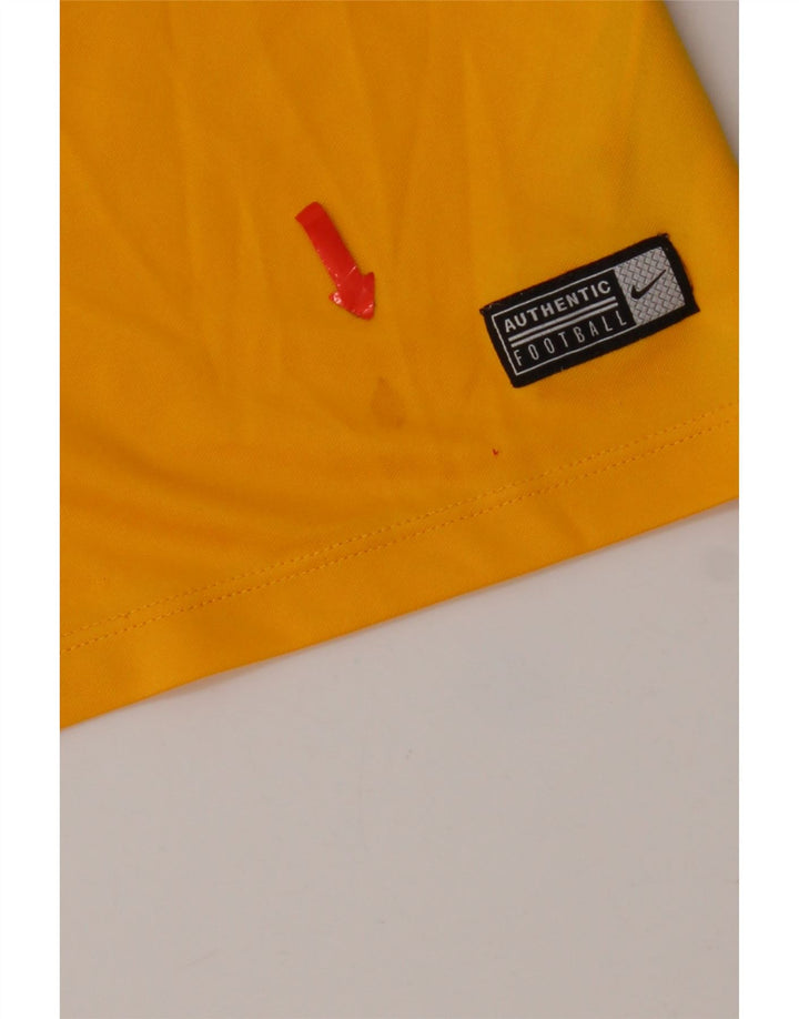 Tricou Nike Dri Fit pentru bărbați Top Mediu Galben Poliester Colorblock