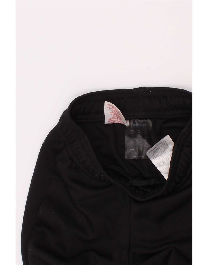 Pantaloni de trening Adidas Climalite pentru baieti 3-4 ani poliester negru