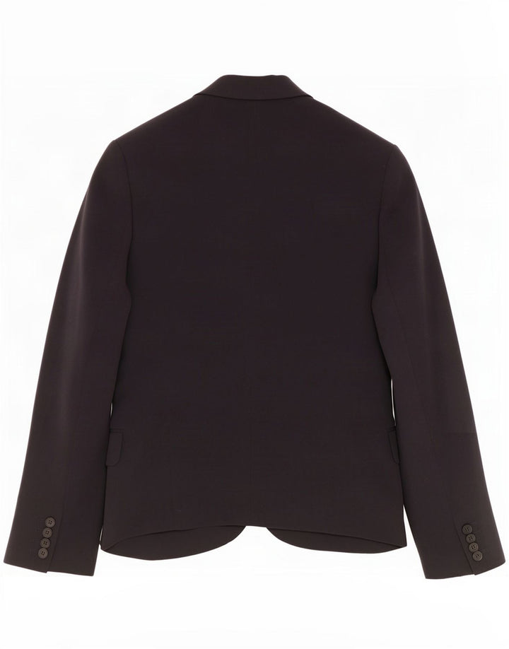 Jachetă Blazer pentru femei Aquascutum cu 2 nasturi UK 8 Acetat, albastru bleumarin mic