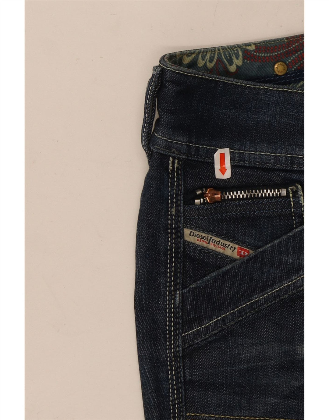 Blugi DIESEL Reckfly Bootcut pentru femei W26 L32 bumbac bleumarin