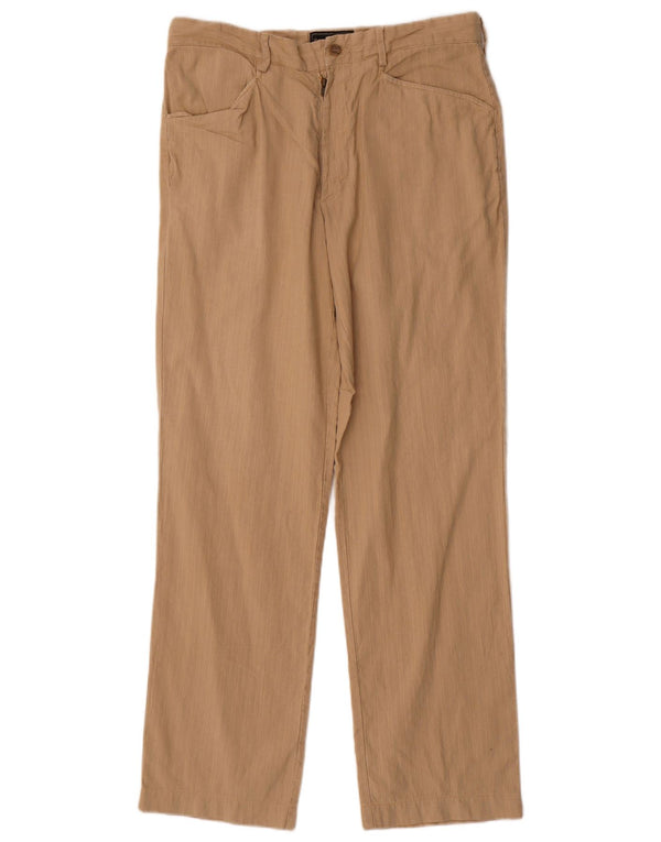 Pantaloni casual drepti pentru bărbați Marlboro Classics EU 50 Large W34 L31 Bej