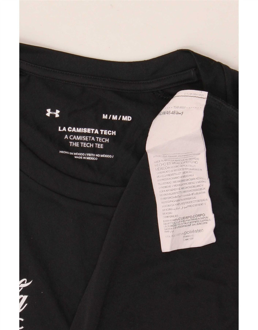 Tricou grafic pentru bărbați Under Armour Top Medium Negru Poliester