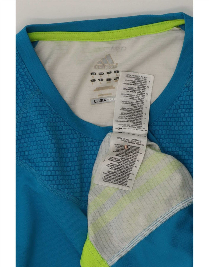 Tricou Adidas Climacool pentru bărbați Top mare, albastru, poliester color bloc