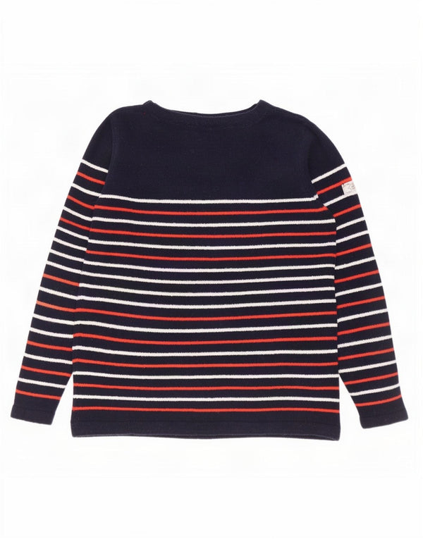 Pulover pentru femei Joules cu decolteu triplu UK 14, mare, bleumarin, cu dungi