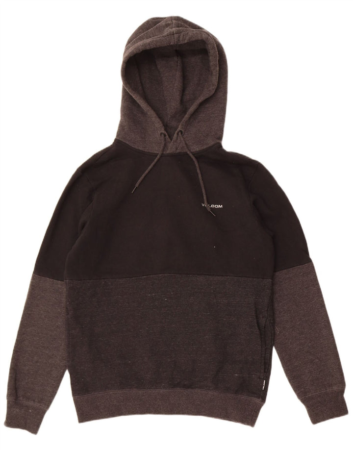 Pulover Volcom pentru bărbați, mic, negru, color block, bumbac