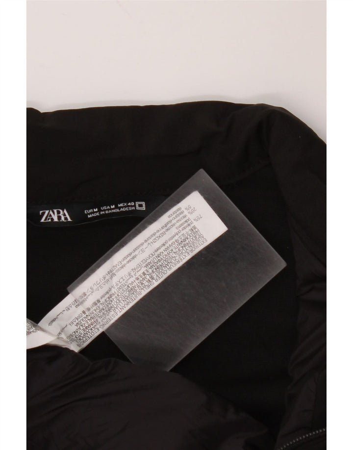 Jachetă căptușită pentru bărbați ZARA UK 38 Poliester mediu negru