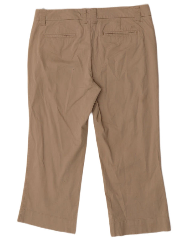 Pantaloni tăiați pentru femei Tommy Hilfiger US 10 Large W34 L24 Bej Bumbac