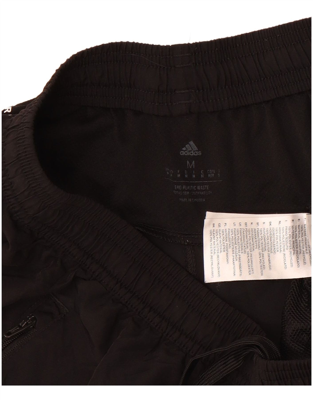 Pantaloni scurți sport Aeroready Adidas pentru bărbați, poliester mediu negru