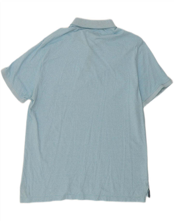 Tricou polo pentru bărbați Penguin 2XL, bumbac albastru