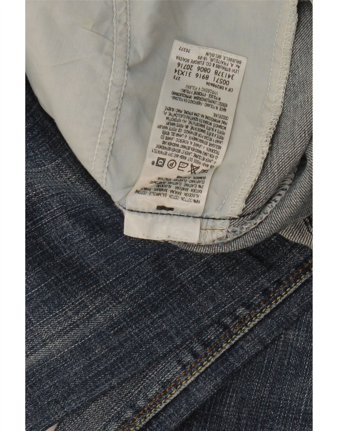 Womens Slim Jeans W31 L34 Vintage Levi's and Second-Hand Levi's from Messina Hembry 