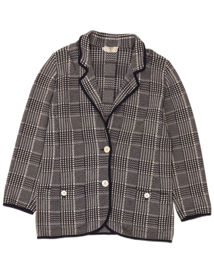 Jachetă VALENTINO pentru femei Miss V Blazer IT 48 XL bleumarin picior de găină