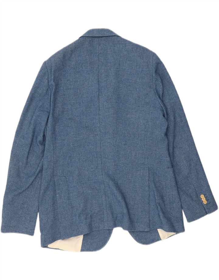 Jachetă Gant pentru bărbați, cu 3 nasturi, IT 56 XL, poliester albastru