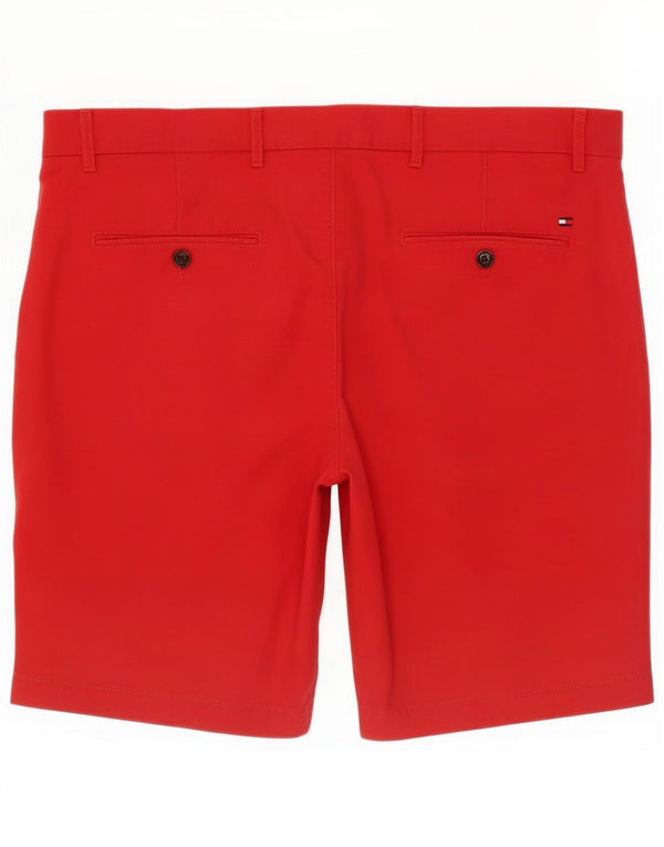 Pantaloni scurți chino Tommy Hilfiger pentru bărbați W38 XL, bumbac roșu