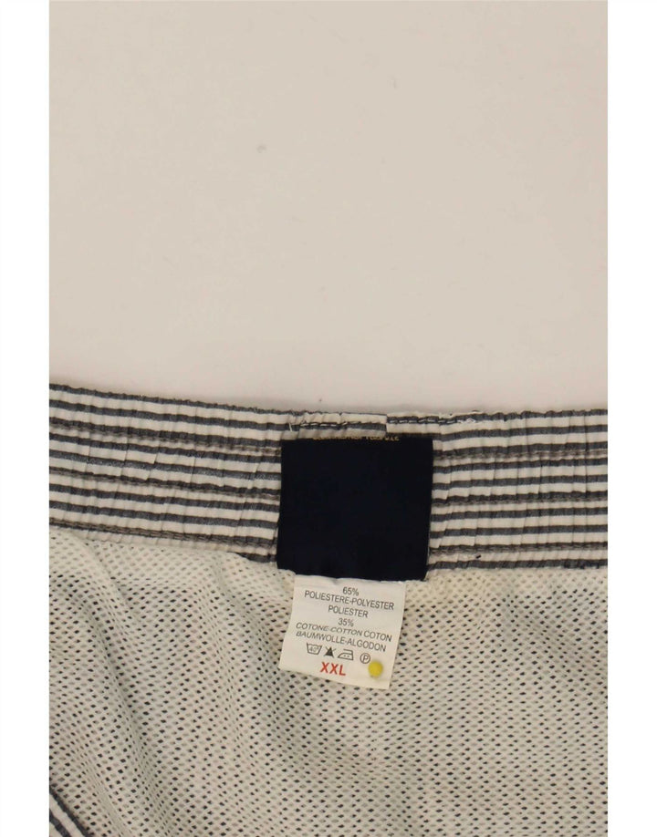 Pantaloni scurți de înot Nautica pentru bărbați 2XL, poliester cu dungi albastre