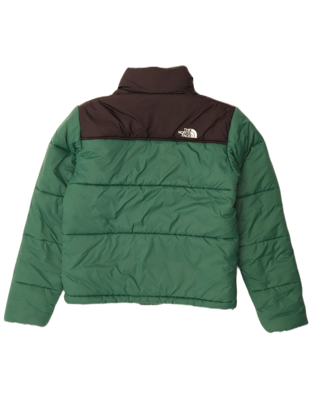 Jachetă căptușită pentru bărbați THE NORTH FACE UK 36 Small Green Colorblock Nylon