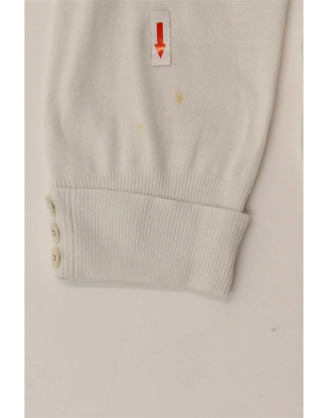 Pulover cardigan cu mâneci 3/4 pentru femei Marks & Spencer UK 12 Medium White