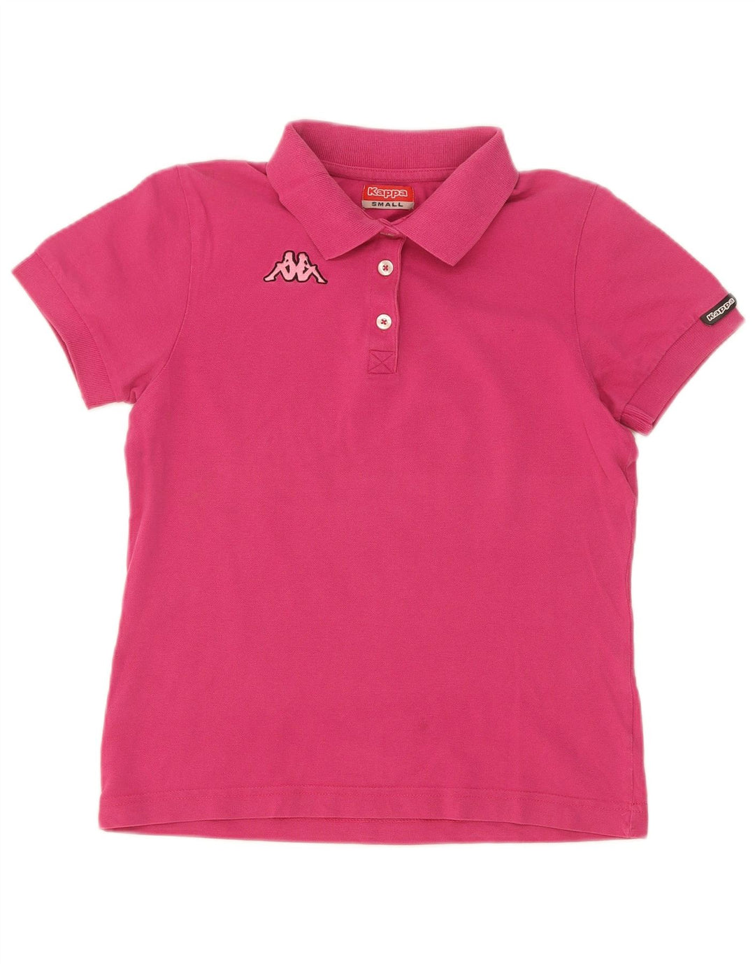 Tricou polo Kappa pentru femei UK 10 Small Pink