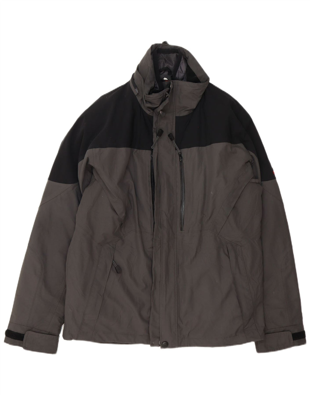 Jachetă de vânt cu glugă pentru bărbați MC Kinley UK 38 Medium Gri Colorblock