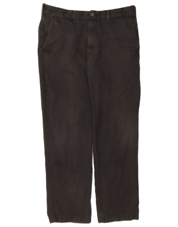 Pantaloni chino obișnuiți pentru bărbați Marks & Spencer L34 L29 bumbac negru