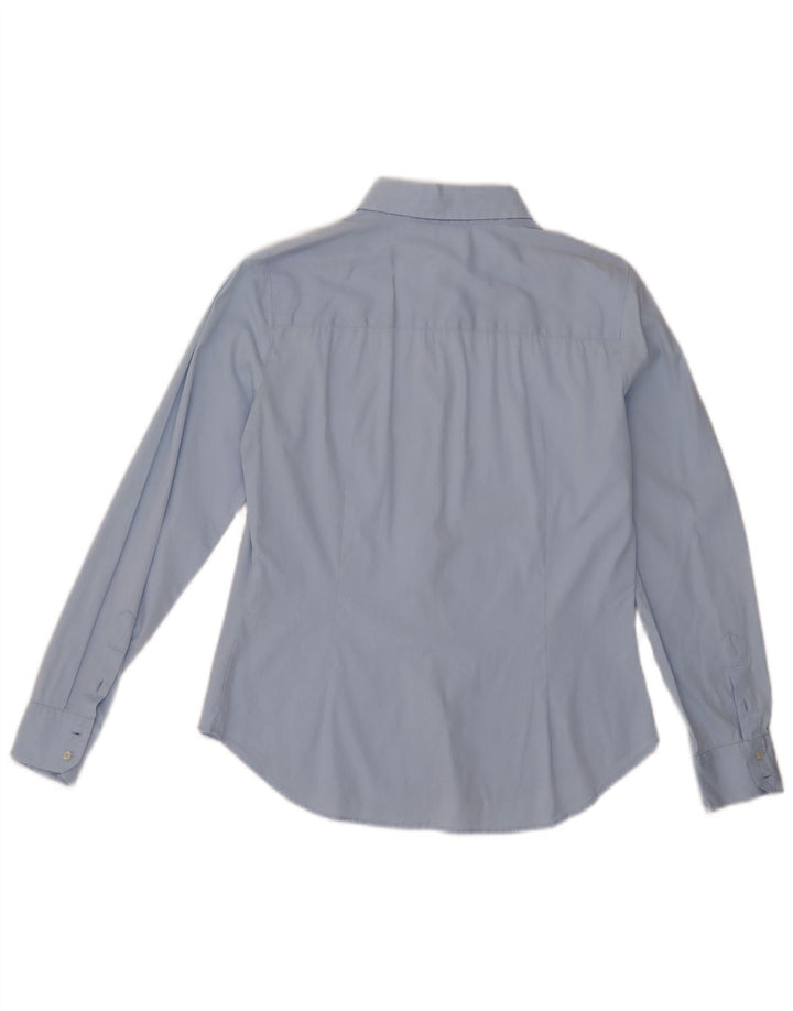 Cămașă ZARA pentru femei UK 12 Medium Blue Bumbac