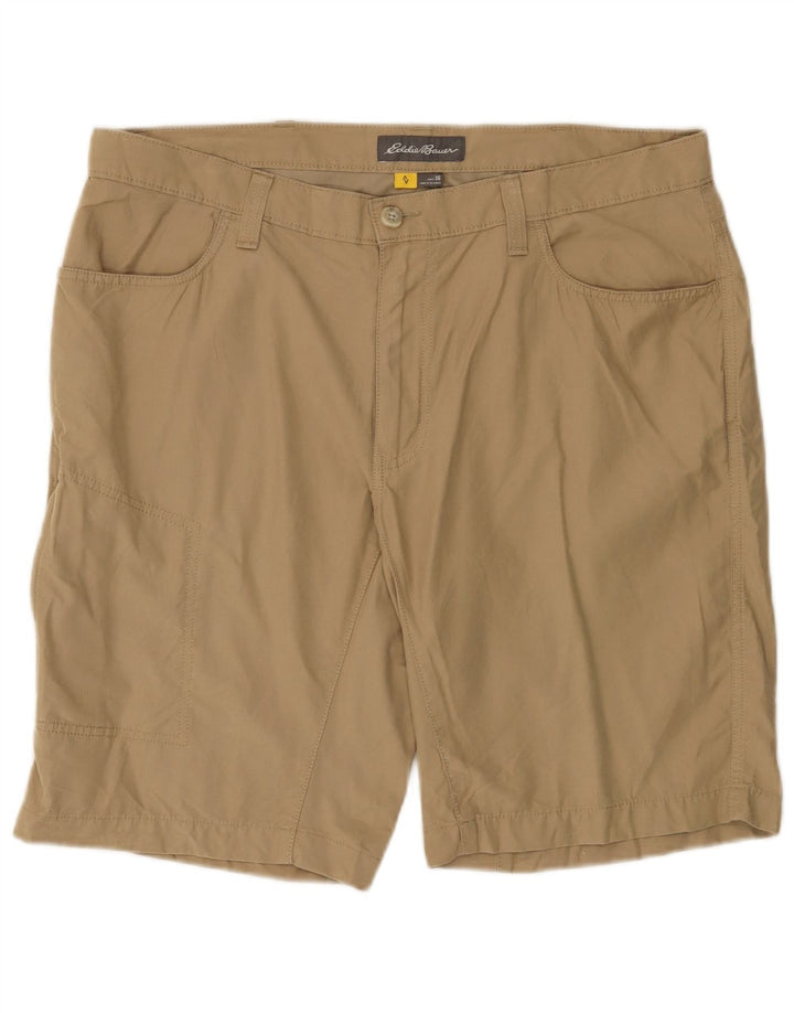 EDDIE BAUER Pantaloni scurți cargo pentru bărbați W36, mare, bej, bumbac