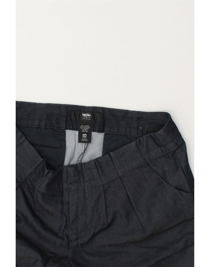 MOSSIMO Womens Stretch Pegged Chino Shorts US 10 Large W32  Navy Blue Vintage Mossimo and Second-Hand Mossimo from Messina Hembry 