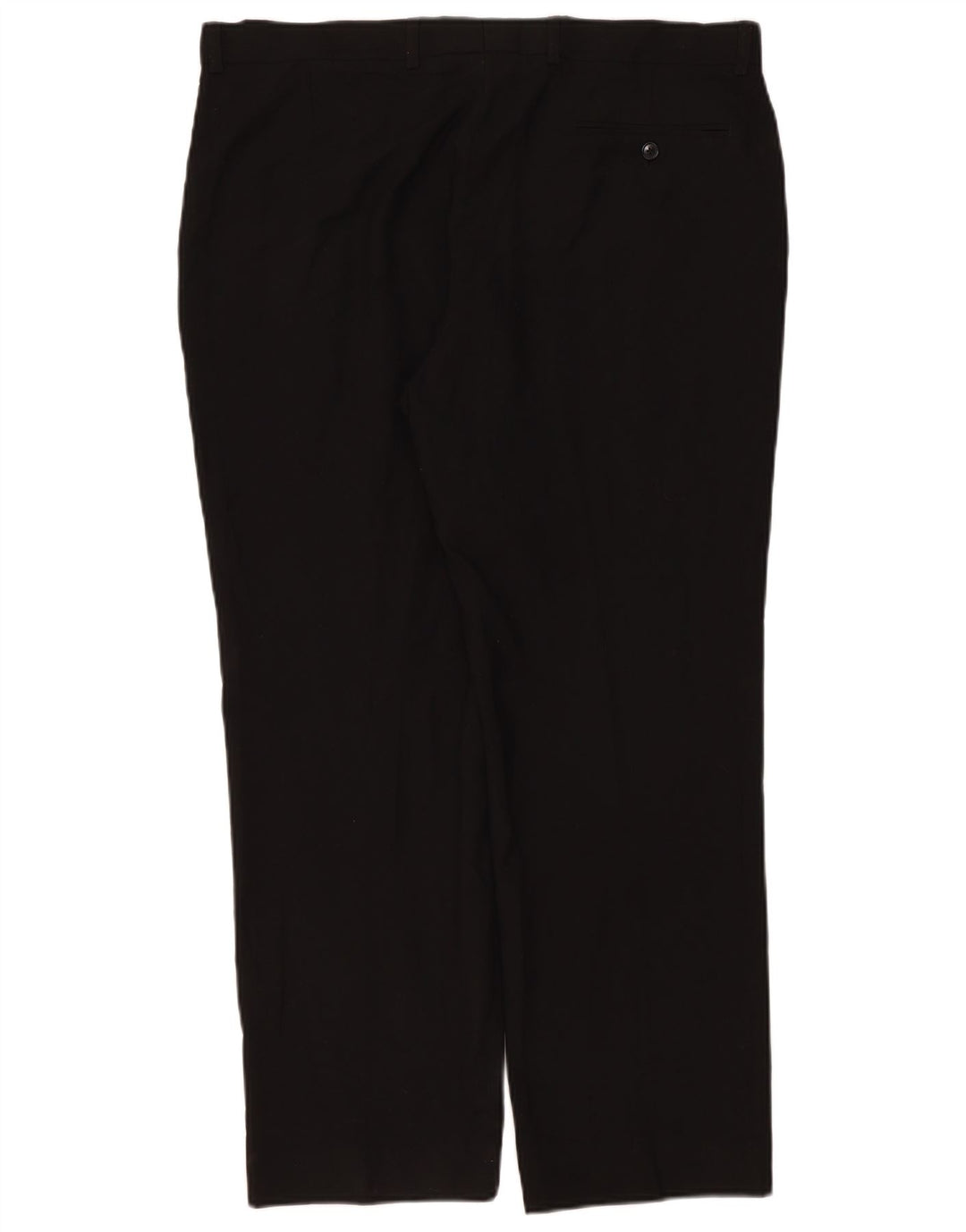 Marks & Spencer Pantaloni de costum croiți pentru bărbați L38 L29 Poliester negru