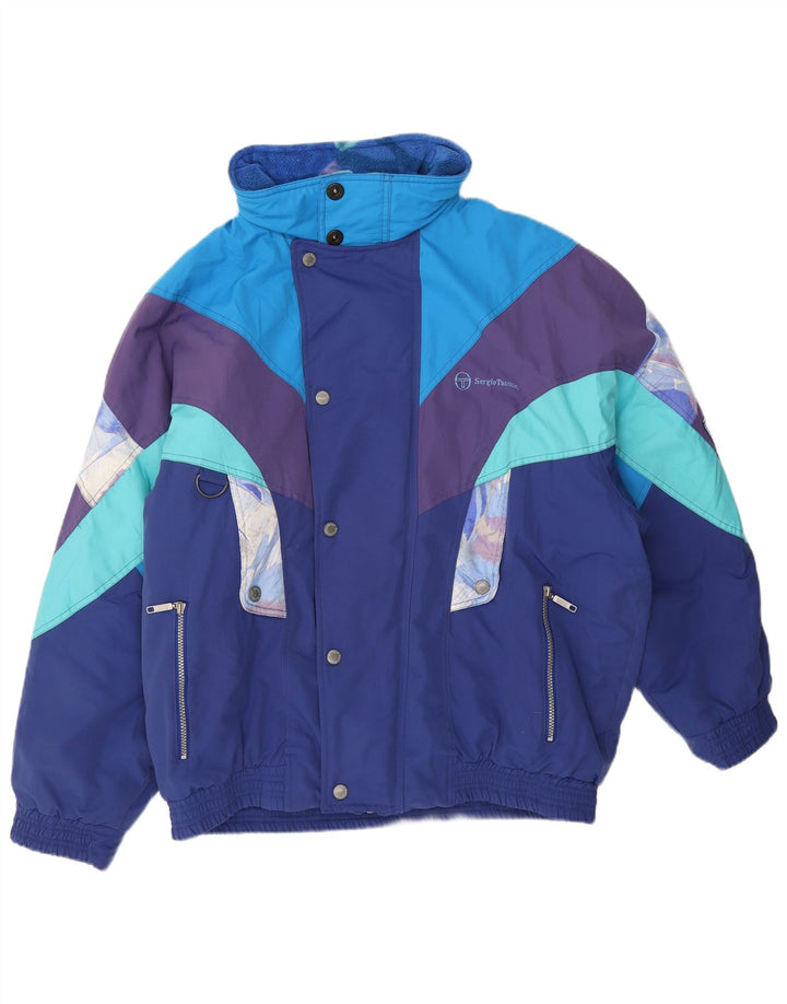 Jachetă de schi pentru bărbați Sergio Tacchini UK 42 XL Albastru Poliester color bloc
