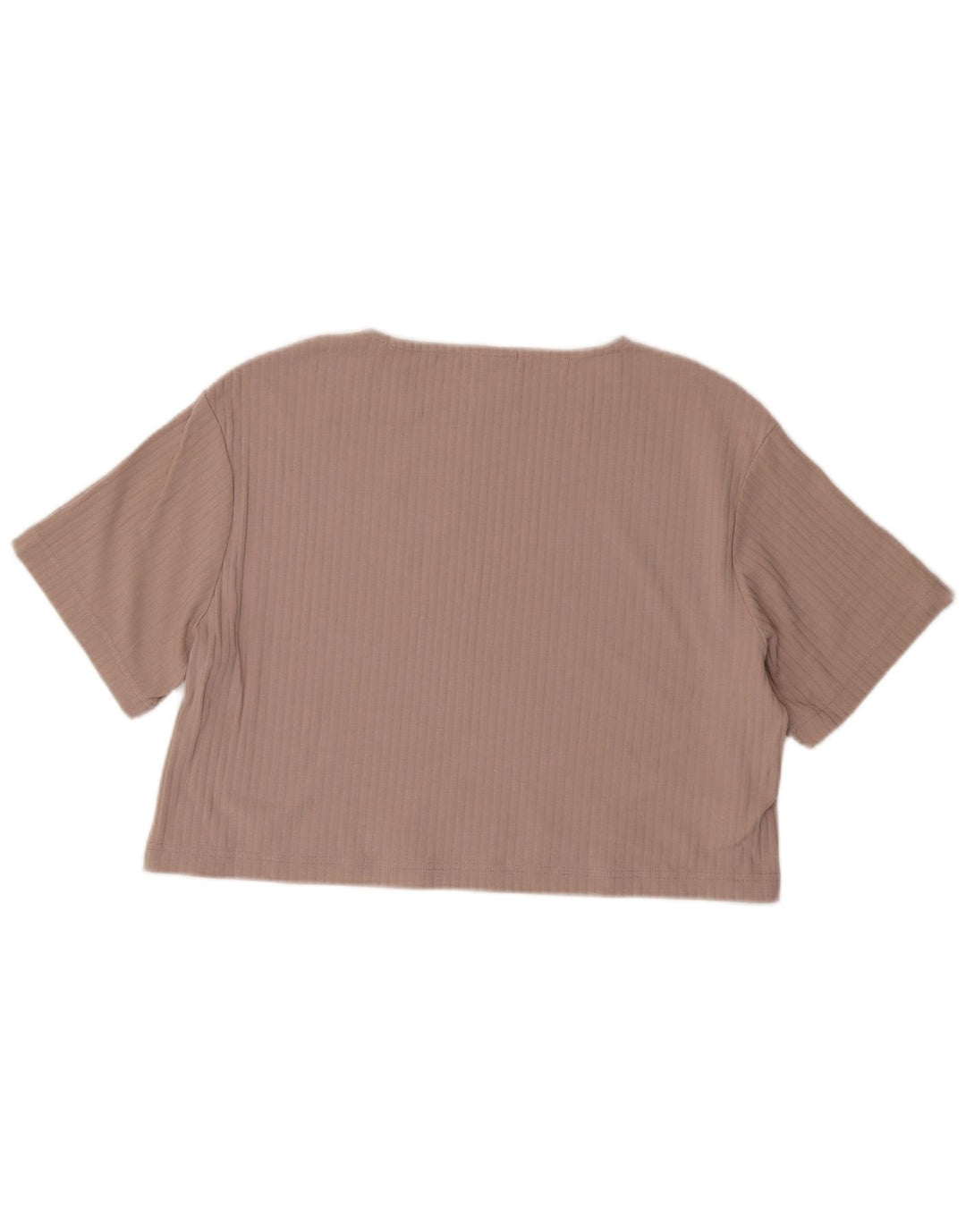 Tricou pentru femei NIKE Crop Oversized Top UK 10 Small Grey Bumbac